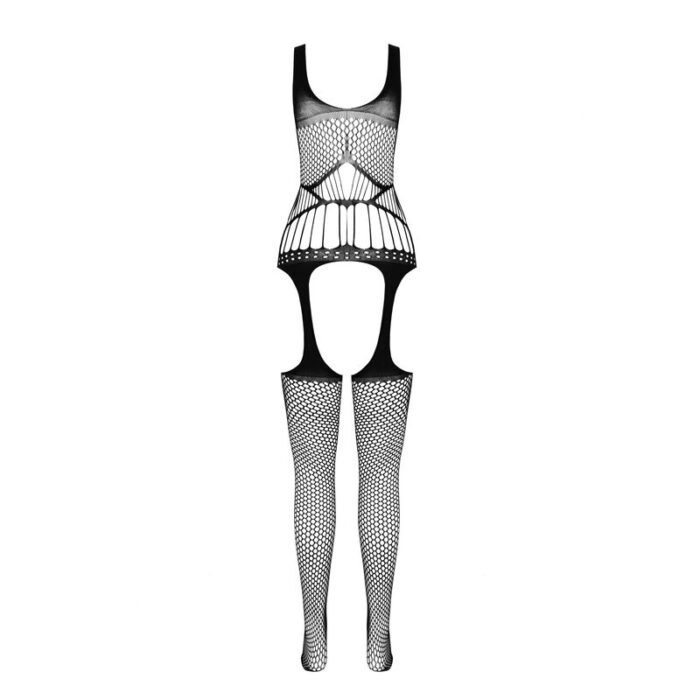 PASSION - BS 106 BODYSTOCKING NEGRO TALLA ÚNICA - CandyHot - Foto 3