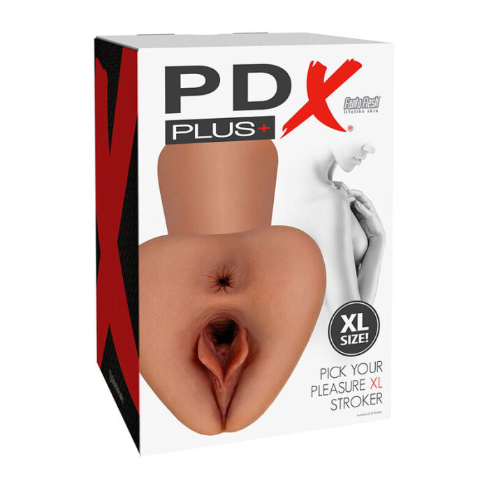 PDX PLUS - PICK YOUR PLEASURE MASTURBADOR REALÍSTICO XL MULATO - CandyHot - Foto 4