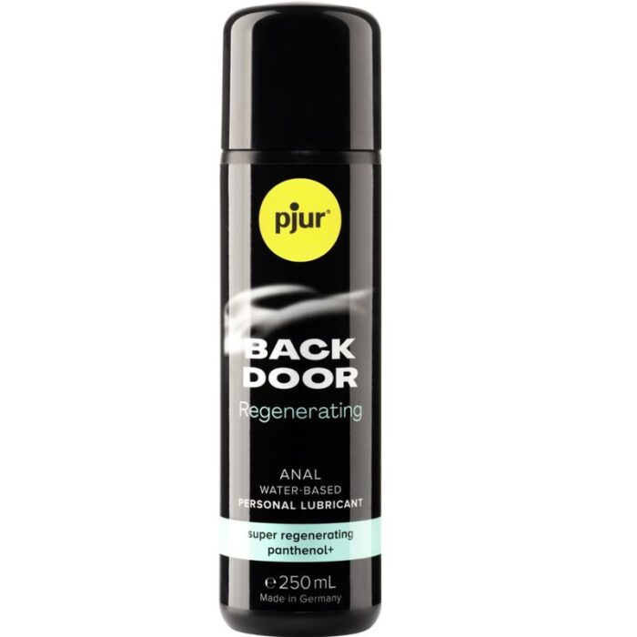 PJUR - BACK DOOR ANAL REGENERATING PANTHENOL BASE AGUA 250 ML - CandyHot - Foto 1