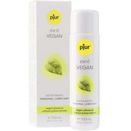 PJUR - MED VEGAN GLIDE LUBRICANTE BASE AGUA 100 ML - CandyHot - Foto 1