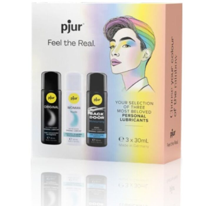 PJUR - PRIDE SET PREMIUM LUBRICANTES 3 X 30 ML - CandyHot - Foto 2