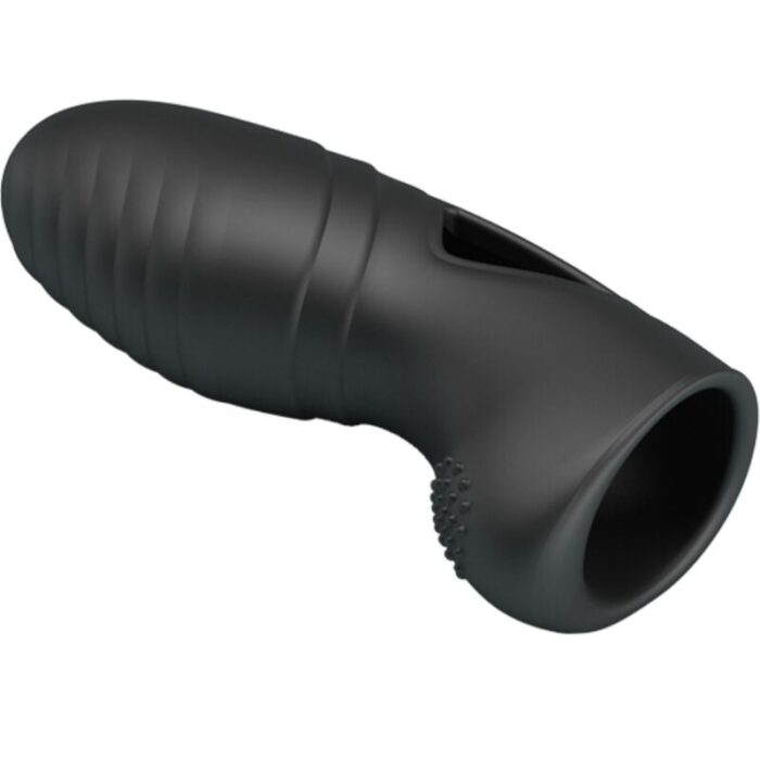 PRETTY LOVE - ALAN VIBRADOR DE DEDO SILICONA NEGRO - CandyHot - Foto 3