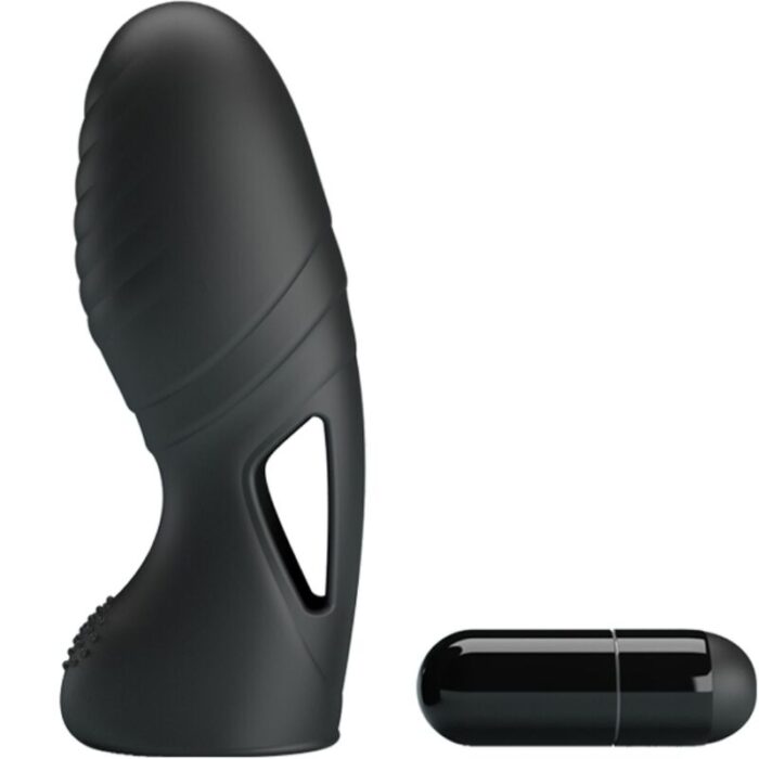 PRETTY LOVE - ALAN VIBRADOR DE DEDO SILICONA NEGRO - CandyHot - Foto 4