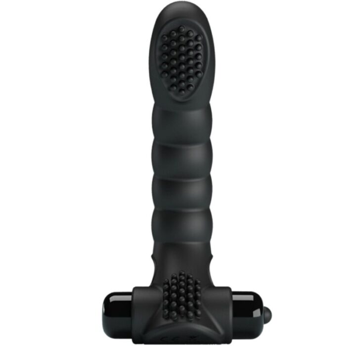 PRETTY LOVE - ALEXANDER VIBRADOR DE DEDO 10 VIBRACIONES NEGRO - CandyHot - Foto 2