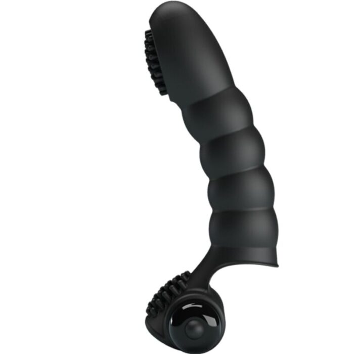 PRETTY LOVE - ALEXANDER VIBRADOR DE DEDO 10 VIBRACIONES NEGRO - CandyHot - Foto 1