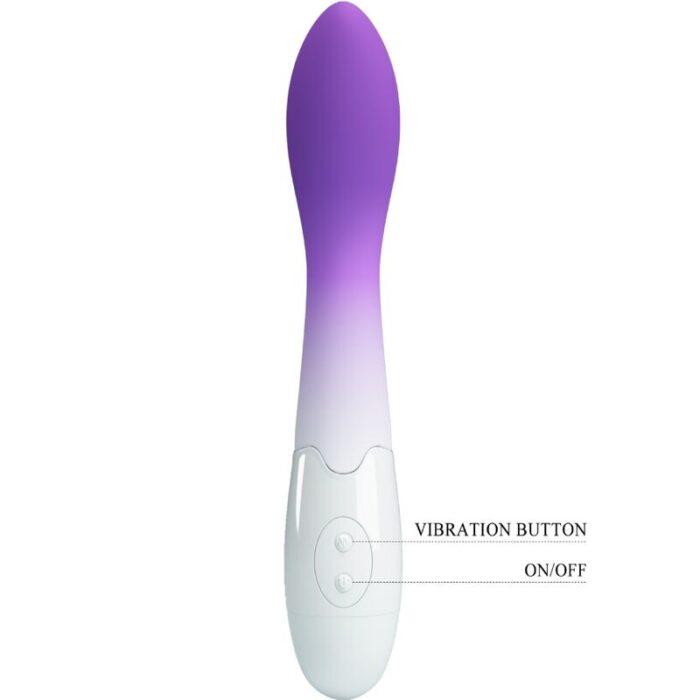 PRETTY LOVE - BISHOP VIBRADOR PUNTO G 30 VIBRACIONES MORADO - CandyHot - Foto 2