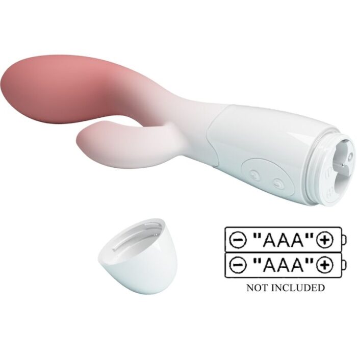 PRETTY LOVE - BRIGHTY VIBRADOR PUNTO G + ESTIMULADOR CLÍTORIS 30 VIBRACIONES ROSA - CandyHot - Foto 5
