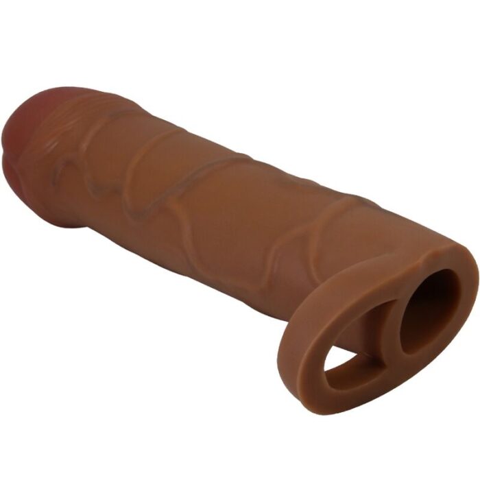 PRETTY LOVE - BUNION FUNDA PARA PENE CON EXTENSIÓN DE 2.5 CM MULATO - CandyHot - Foto 2