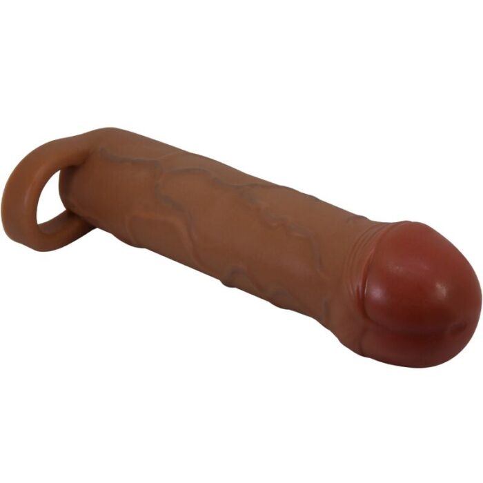 PRETTY LOVE - BUNION FUNDA PARA PENE CON EXTENSIÓN DE 2.5 CM MULATO - CandyHot - Foto 3