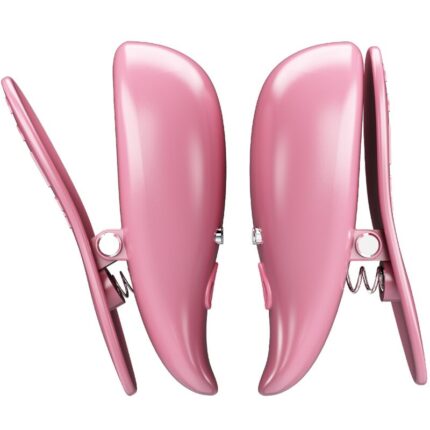 PRETTY LOVE - CAILEY PINZAS PARA PEZONES 10 VIBRACIONES CONTROL REMOTO ROSA - CandyHot - Foto 2