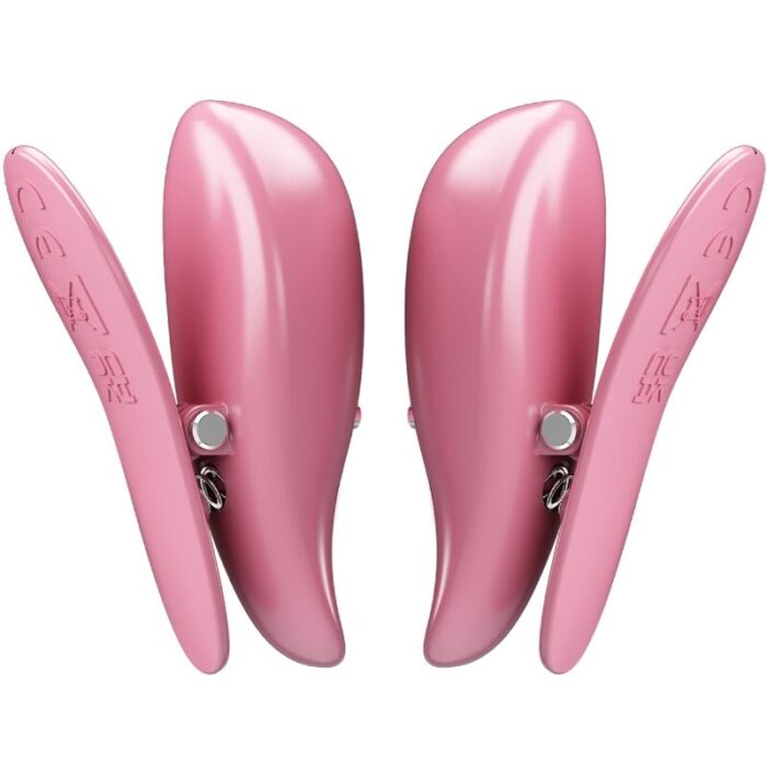 PRETTY LOVE - CAILEY PINZAS PARA PEZONES 10 VIBRACIONES CONTROL REMOTO ROSA - CandyHot - Foto 3