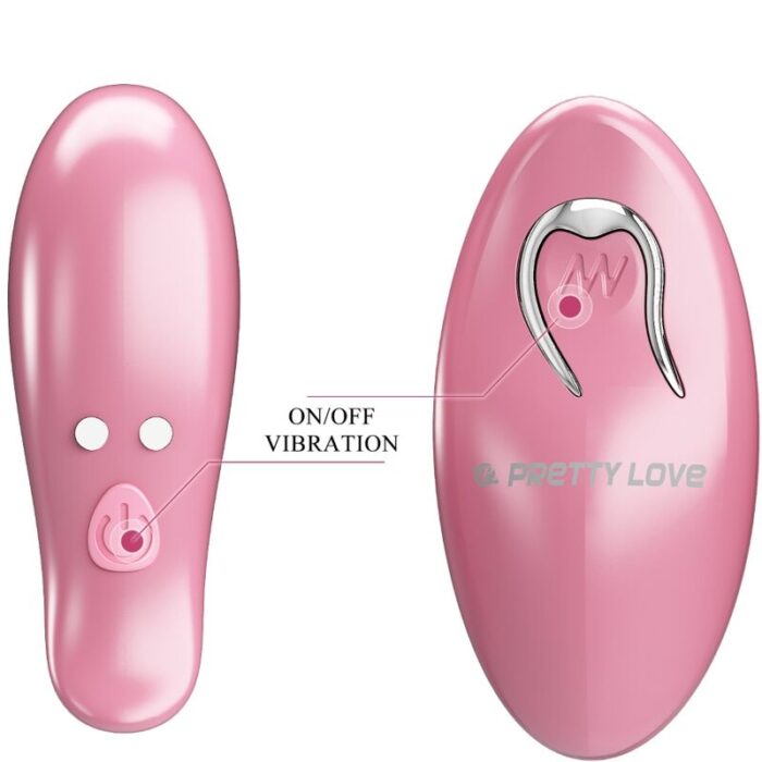 PRETTY LOVE - CAILEY PINZAS PARA PEZONES 10 VIBRACIONES CONTROL REMOTO ROSA - CandyHot - Foto 6