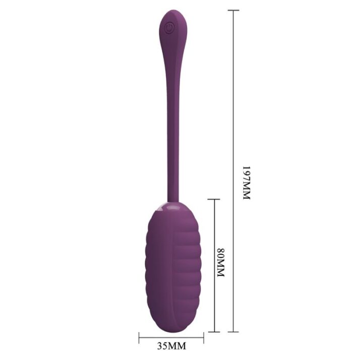 PRETTY LOVE - CASPER HUEVO VIBRADOR RECARGABLE MORADO - CandyHot - Foto 4