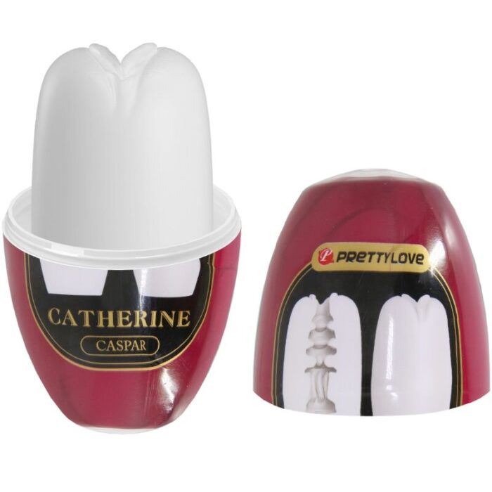 PRETTY LOVE - CATHERINE MASTURBADOR MASCULINO BLANCO - CandyHot - Foto 4