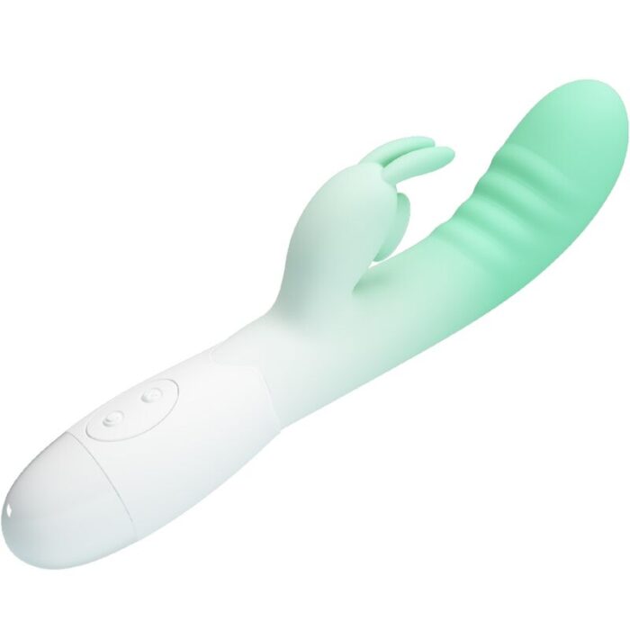 PRETTY LOVE - CERBERUS VIBRADOR RABBIT 3O VIBRACIONES VERDE - CandyHot - Foto 4