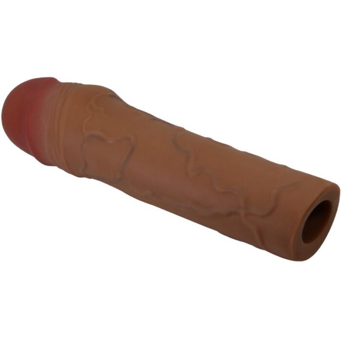 PRETTY LOVE - CHANE FUNDA PARA PENE CON EXTENSIÓN DE 5 CM MULATO - CandyHot - Foto 4