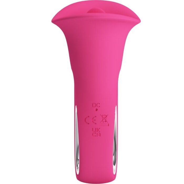 PRETTY LOVE - CLYDE VIBRADOR ORAL LENGUA VIBRADORA 12 VIBRACIONES ROSA - CandyHot - Foto 6