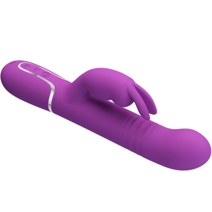 PRETTY LOVE - COALE VIBRADOR RABBIT MULTIFUNCIÓN 4 EN 1 MORADO - CandyHot - Foto 4