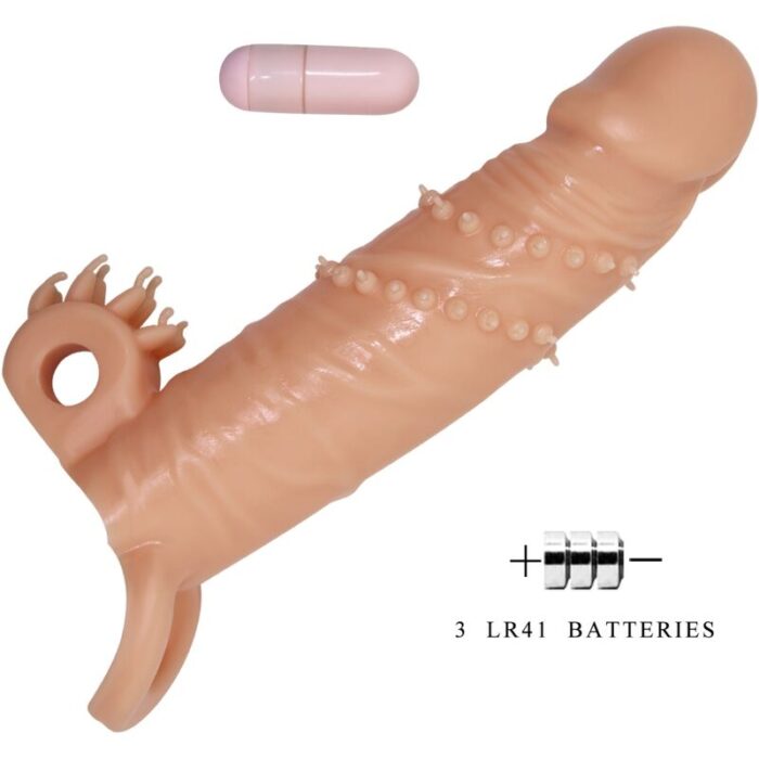 PRETTY LOVE - CONNOR FUNDA PARA PENE + ESTIMULADOR DE CLÍTORIS NATURAL - CandyHot - Foto 4