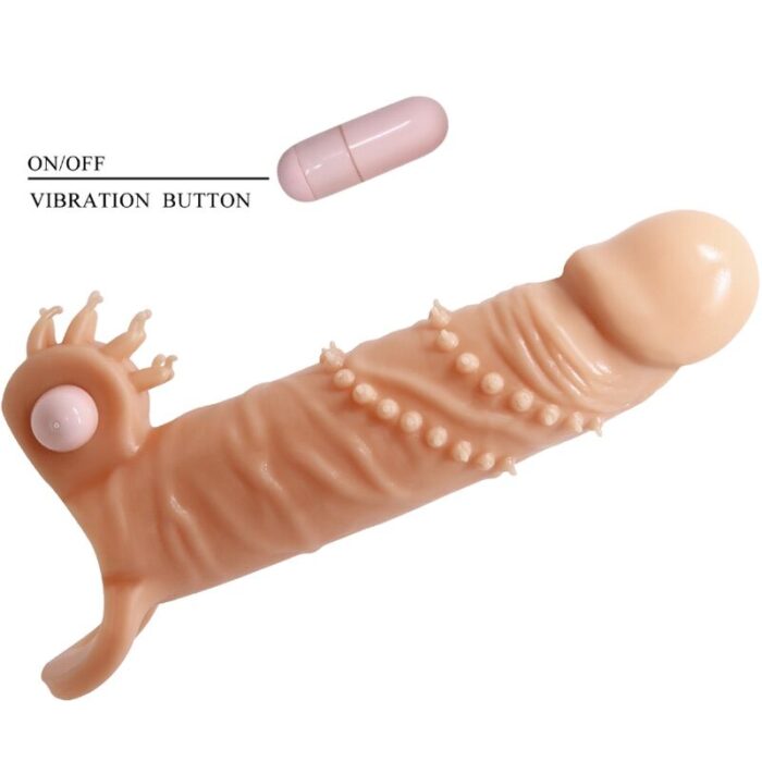 PRETTY LOVE - CONNOR FUNDA PARA PENE + ESTIMULADOR DE CLÍTORIS NATURAL - CandyHot - Foto 5