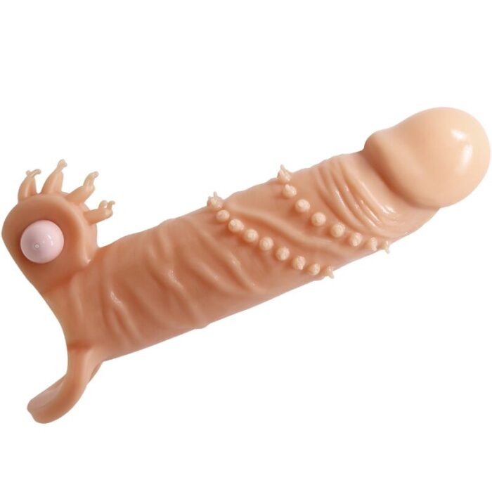 PRETTY LOVE - CONNOR FUNDA PARA PENE + ESTIMULADOR DE CLÍTORIS NATURAL - CandyHot - Foto 1
