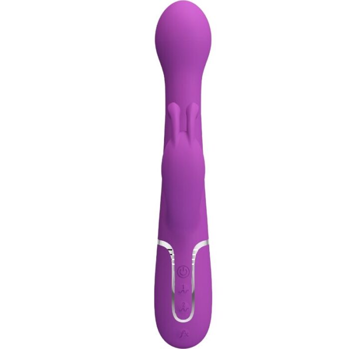 PRETTY LOVE - DEJON VIBRADOR RABBIT MULTIFUNCIÓN 3 EN 1 MORADO - CandyHot - Foto 2