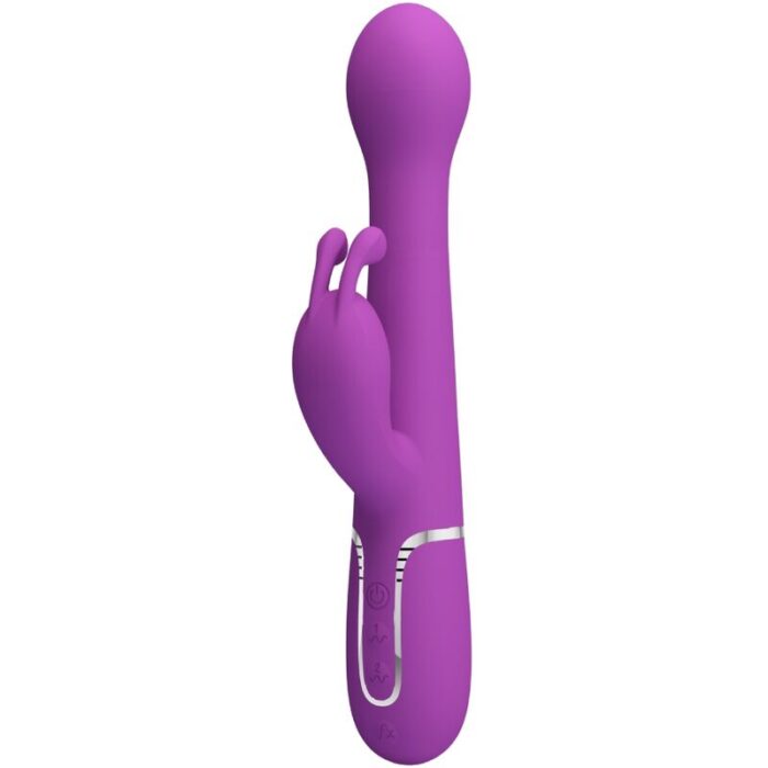 PRETTY LOVE - DEJON VIBRADOR RABBIT MULTIFUNCIÓN 3 EN 1 MORADO - CandyHot - Foto 1