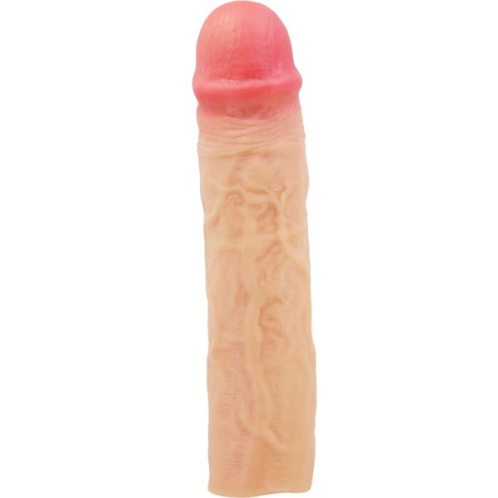 PRETTY LOVE - DEREK FUNDA PENE CON EXTENSIÓN DE 7.6 CM NATURAL - CandyHot - Foto 1