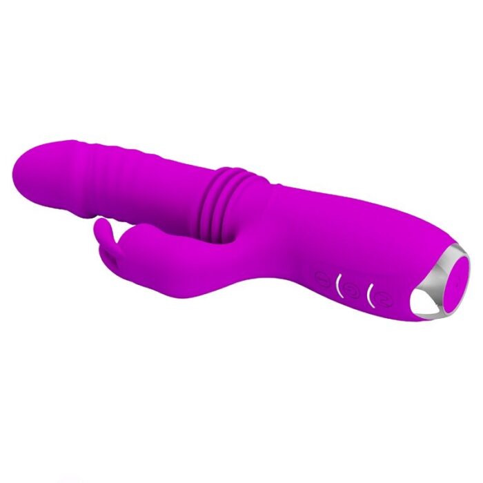 PRETTY LOVE - DOROTHY VIBRADOR CONEJO RECARGABLE MORADO - CandyHot - Foto 3