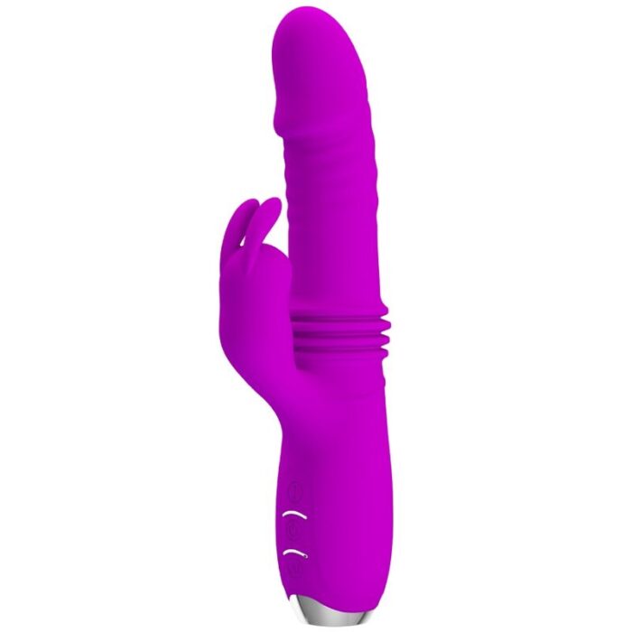 PRETTY LOVE - DOROTHY VIBRADOR CONEJO RECARGABLE MORADO - CandyHot - Foto 4