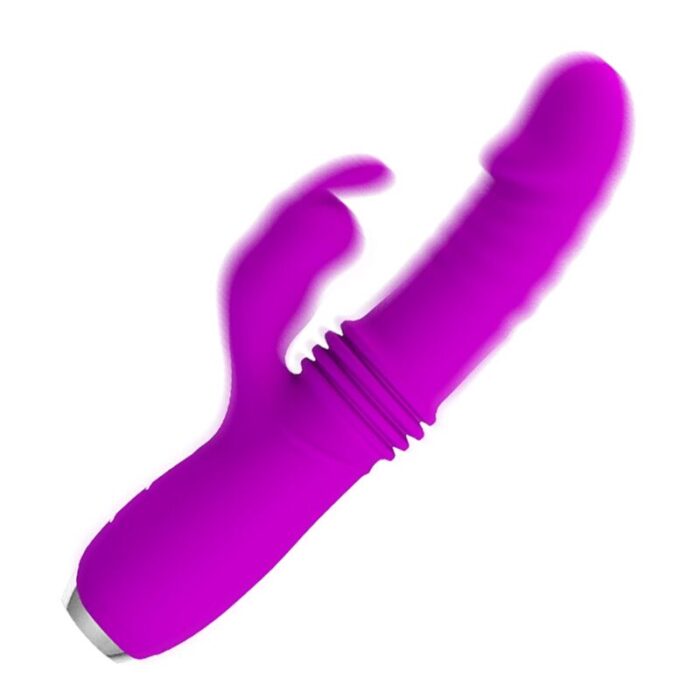 PRETTY LOVE - DOROTHY VIBRADOR CONEJO RECARGABLE MORADO - CandyHot - Foto 6