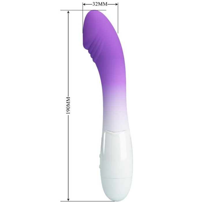 PRETTY LOVE - ELEMENTAL VIBRADOR PUNTO G 30 VIBRACIONES MORADO - CandyHot - Foto 3