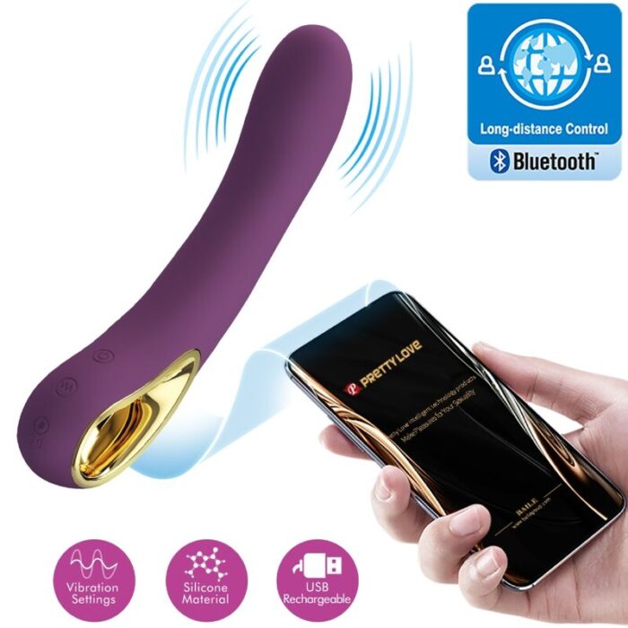 PRETTY LOVE - ETHAN VIBRADOR RECARGABLE LILA - CandyHot - Foto 6