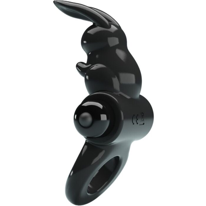 PRETTY LOVE - EXCITING RING ANILLO VIBRADOR RABBIT 10 VIBRACIONES NEGRO - CandyHot - Foto 2
