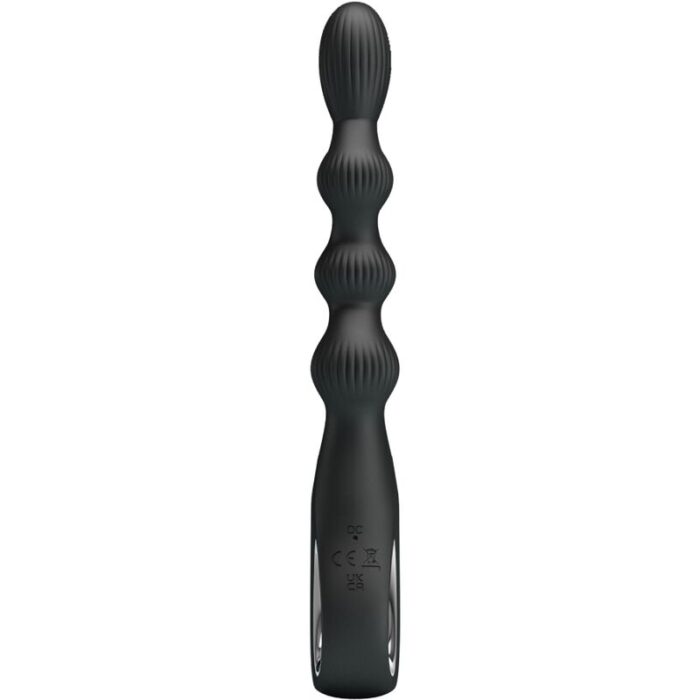 PRETTY LOVE - FEDERER VIBRADOR ANAL 12 VIBRACIONES NEGRO - CandyHot - Foto 2