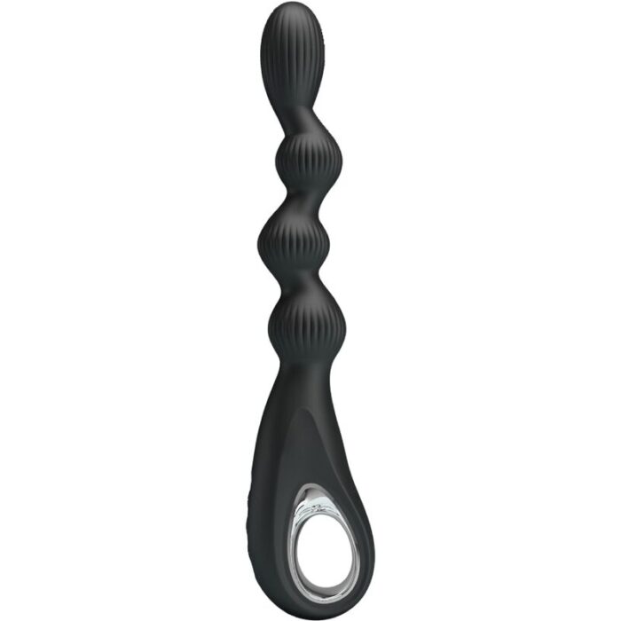 PRETTY LOVE - FEDERER VIBRADOR ANAL 12 VIBRACIONES NEGRO - CandyHot - Foto 1