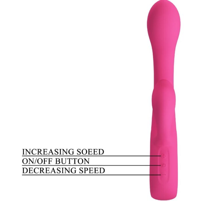 PRETTY LOVE - FRITZ VIBRADOR RABBIT 12 VIBRACIONES ROSA - CandyHot - Foto 6
