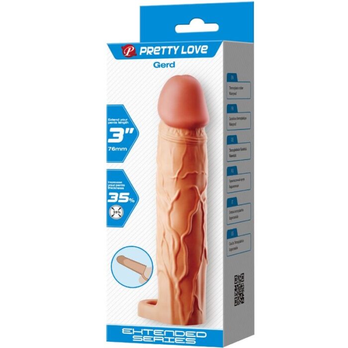 PRETTY LOVE - GERD FUNDA DE PENE EXTENSORA NATURAL - CandyHot - Foto 6