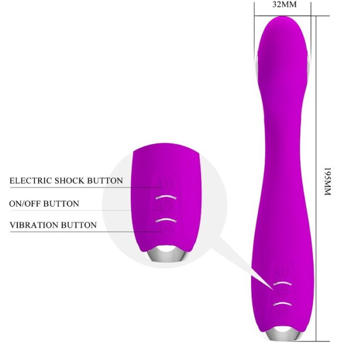 PRETTY LOVE - HECTOR VIBRADOR ELECTROSHOCK APP GRATUITA VIOLETA - CandyHot - Foto 5