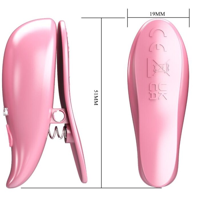 PRETTY LOVE - LEAF PINZAS VIBRATORIAS PARA PEZONES ROSA - CandyHot - Foto 6