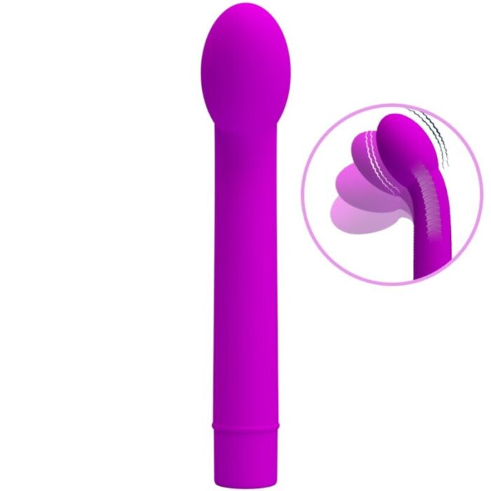 PRETTY LOVE - LOGAN VIBRADOR PUNTO G 10 VIBRACIONES MORADO - CandyHot - Foto 2