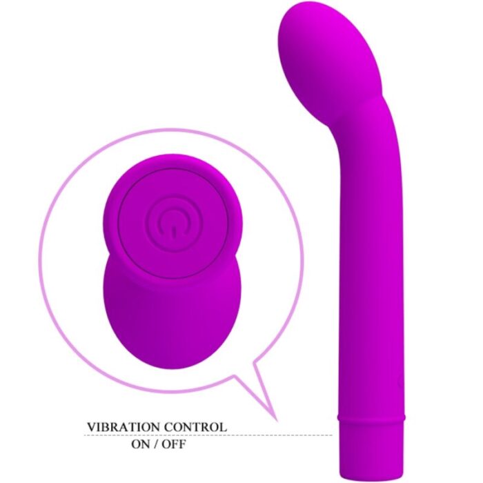 PRETTY LOVE - LOGAN VIBRADOR PUNTO G 10 VIBRACIONES MORADO - CandyHot - Foto 3