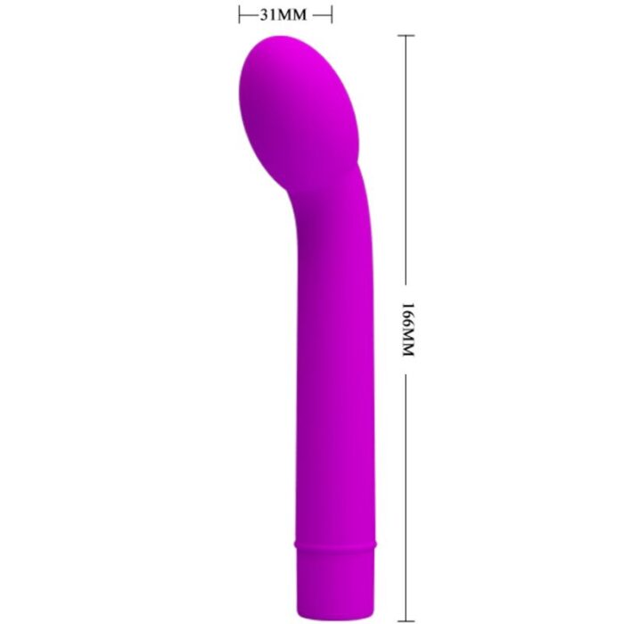 PRETTY LOVE - LOGAN VIBRADOR PUNTO G 10 VIBRACIONES MORADO - CandyHot - Foto 4