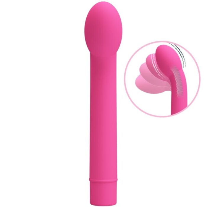 PRETTY LOVE - LOGAN VIBRADOR PUNTO G 10 VIBRACIONES ROSA - CandyHot - Foto 2