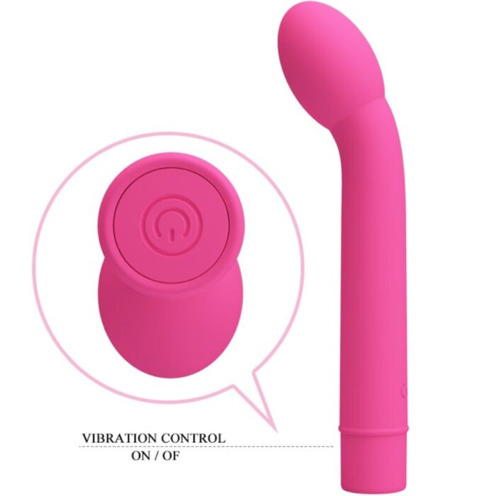 PRETTY LOVE - LOGAN VIBRADOR PUNTO G 10 VIBRACIONES ROSA - CandyHot - Foto 3