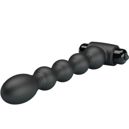 PRETTY LOVE - LYNN PLUG ANAL SILICONA 10 VIBRACIONES NEGRO - CandyHot - Foto 2