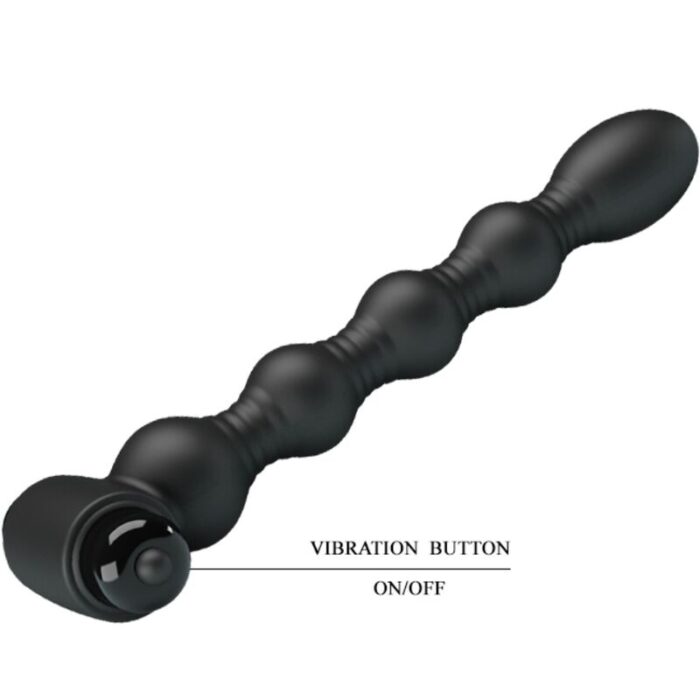PRETTY LOVE - LYNN PLUG ANAL SILICONA 10 VIBRACIONES NEGRO - CandyHot - Foto 5