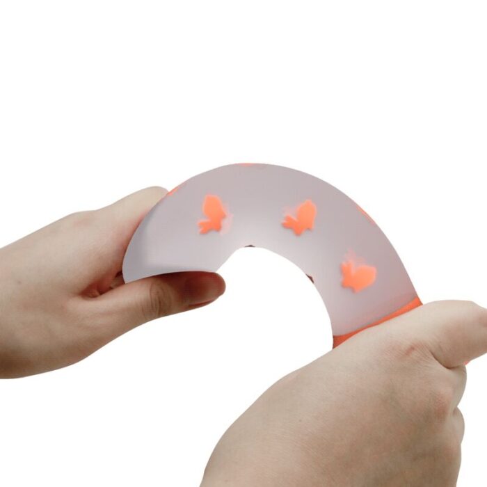 PRETTY LOVE - MAGICAL NIGHTFALL DILDO SIN VIBRACIÓN LUMINOSO NARANJA - CandyHot - Foto 2