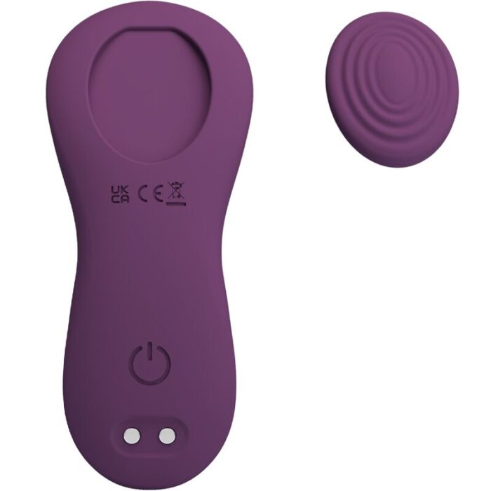 PRETTY LOVE - MANE MASAJEADOR LAY ON CLÍTORIS 10 VIBRACIONES CONTROL REMOTO MORADO - CandyHot - Foto 2