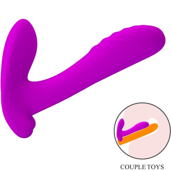 PRETTY LOVE - MASAJEADOR & VIBRADOR 12 VIBRACIONES CONTROL REMOTO MORADO - CandyHot - Foto 3